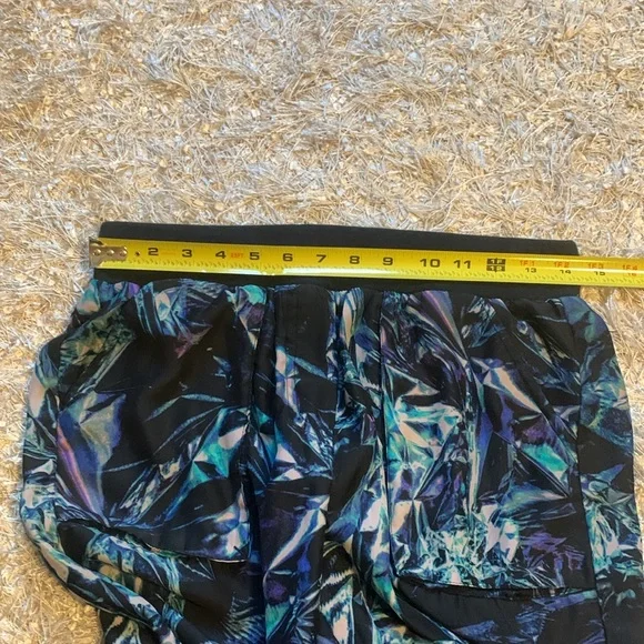 EUC✨ SILENCE + NOISE women's medium black silky funky jogger pants - Picture 8 of 11